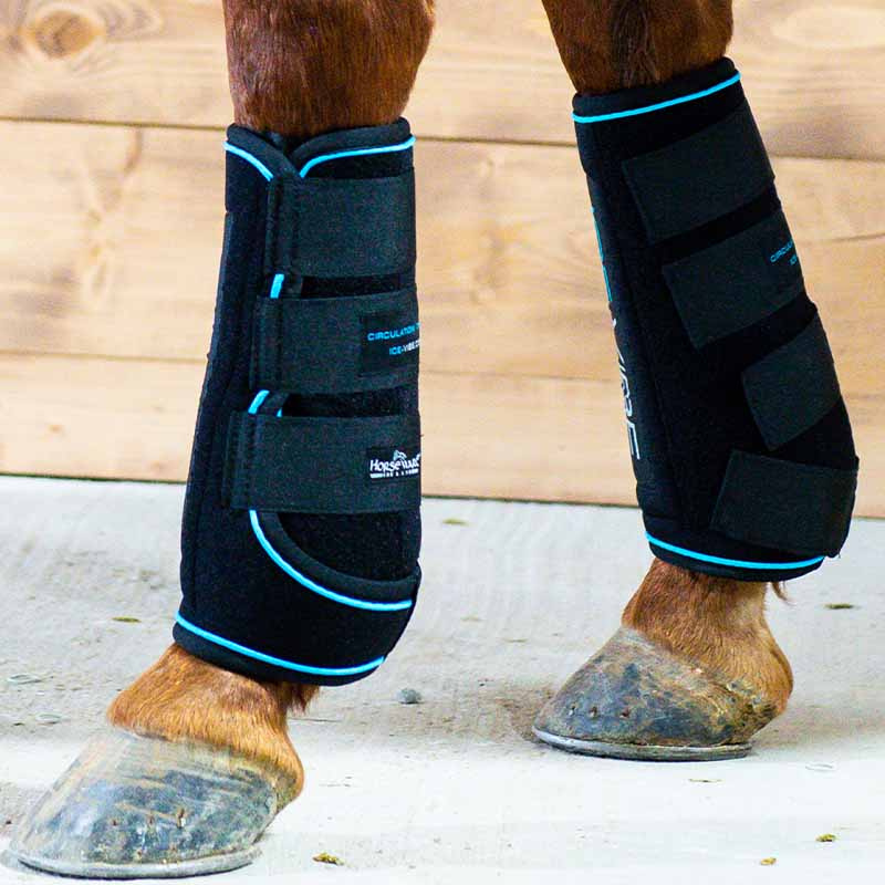 Ochraniacze chłodzące Ice-Vibe LED Czarno/Niebieskie