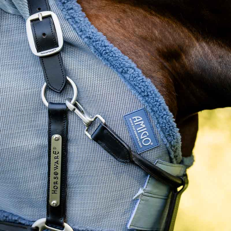 Maska przeciw owadom Amigo Błękit/Niebiesko/Srebrna