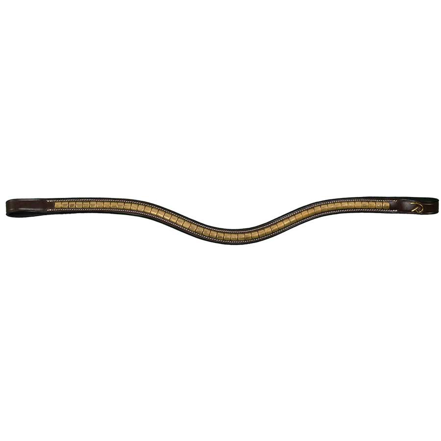 Naczółek V-form Brass Clincher Dyon Collection Brązowy