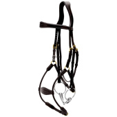Ogłowie Elastic Hybrid Dyon Collection Czarne Ogłowie Elastic Hybrid Dyon Collection Czarne