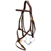 Ogłowie Meksykańskie Plaited Dyon Collection Brązowe Ogłowie Meksykańskie Plaited Dyon Collection Brązowe
