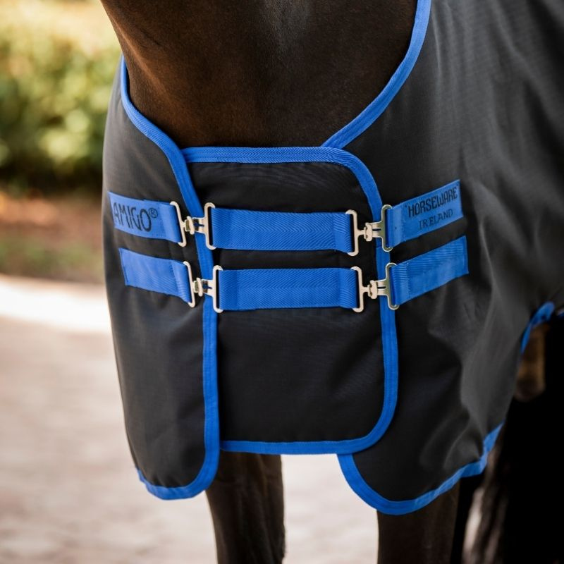 Poszerzacz derki Amigo Ripstop Straight Front 900D Czarno/Niebieski