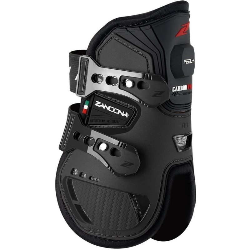 Ochraniacze skokowe tył Carbon Pro Feel+ Czarne