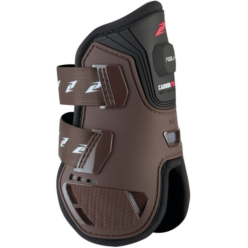 Ochraniacze skokowe tył Carbon Pro Feel+ Brązowe