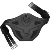 Popręg skokowy z fartuchem Techno Stud Czarny Popręg skokowy z fartuchem Techno Stud Czarny