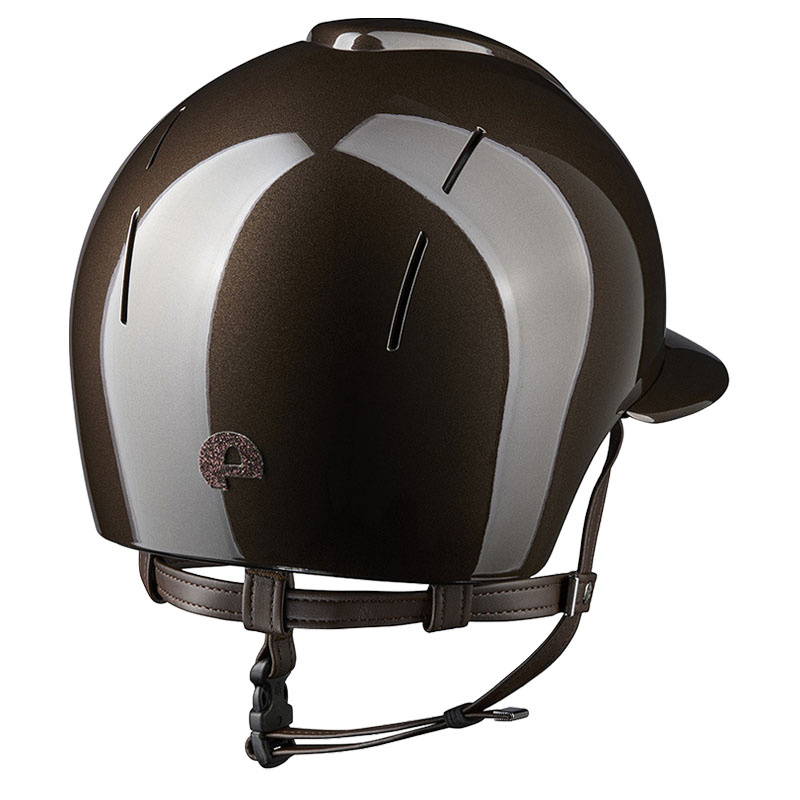 Kask Smart Nova Metal Polish Polo Star Brązowy/Brązowy
