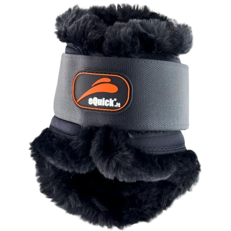 Ochraniacze skokowe tył eAirshock Legend Velcro Fluffy Brązowe