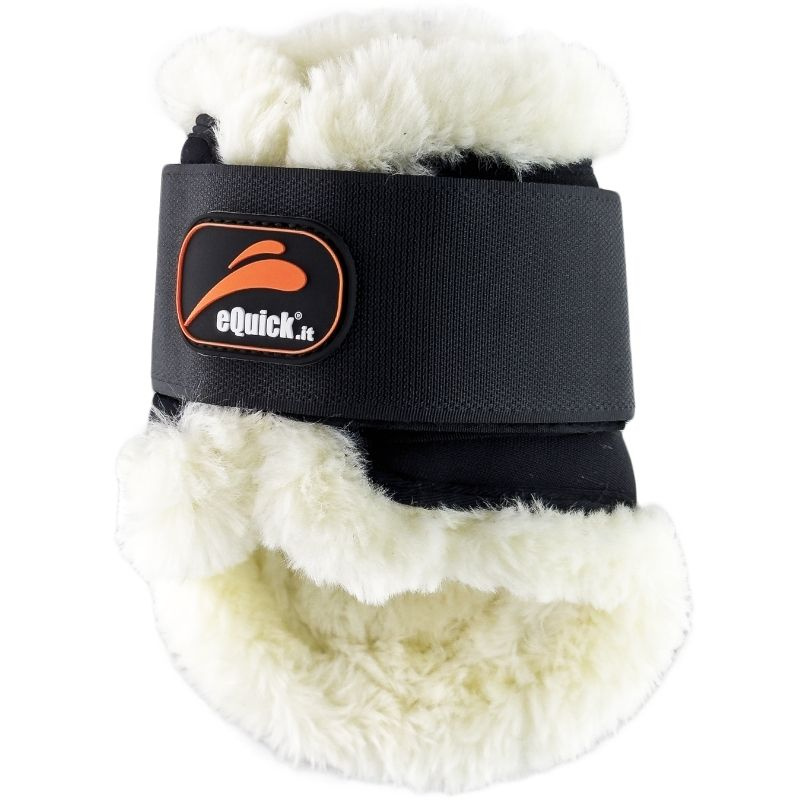 Ochraniacze skokowe tył eAirshock Velcro Fluffy Czarne