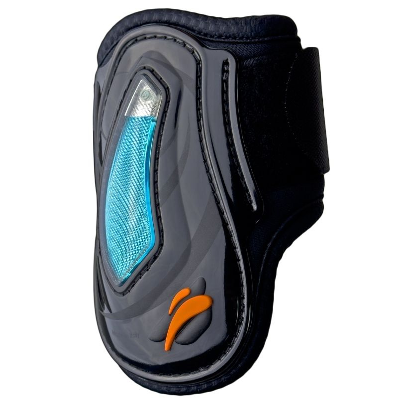 Ochraniacze skokowe tył eAirshock Velcro Czarne