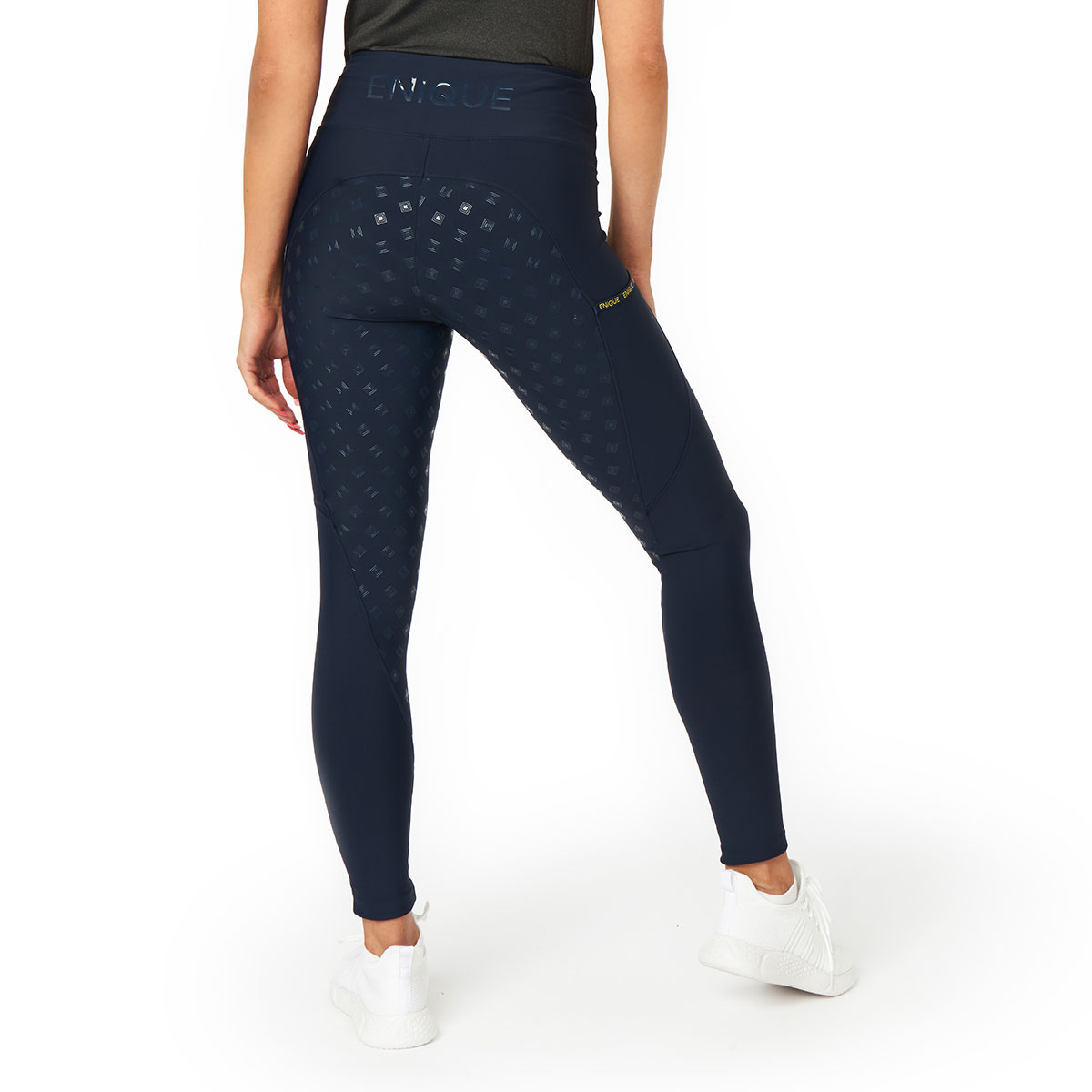 Legginsy jeździeckie Signature FG Granatowe