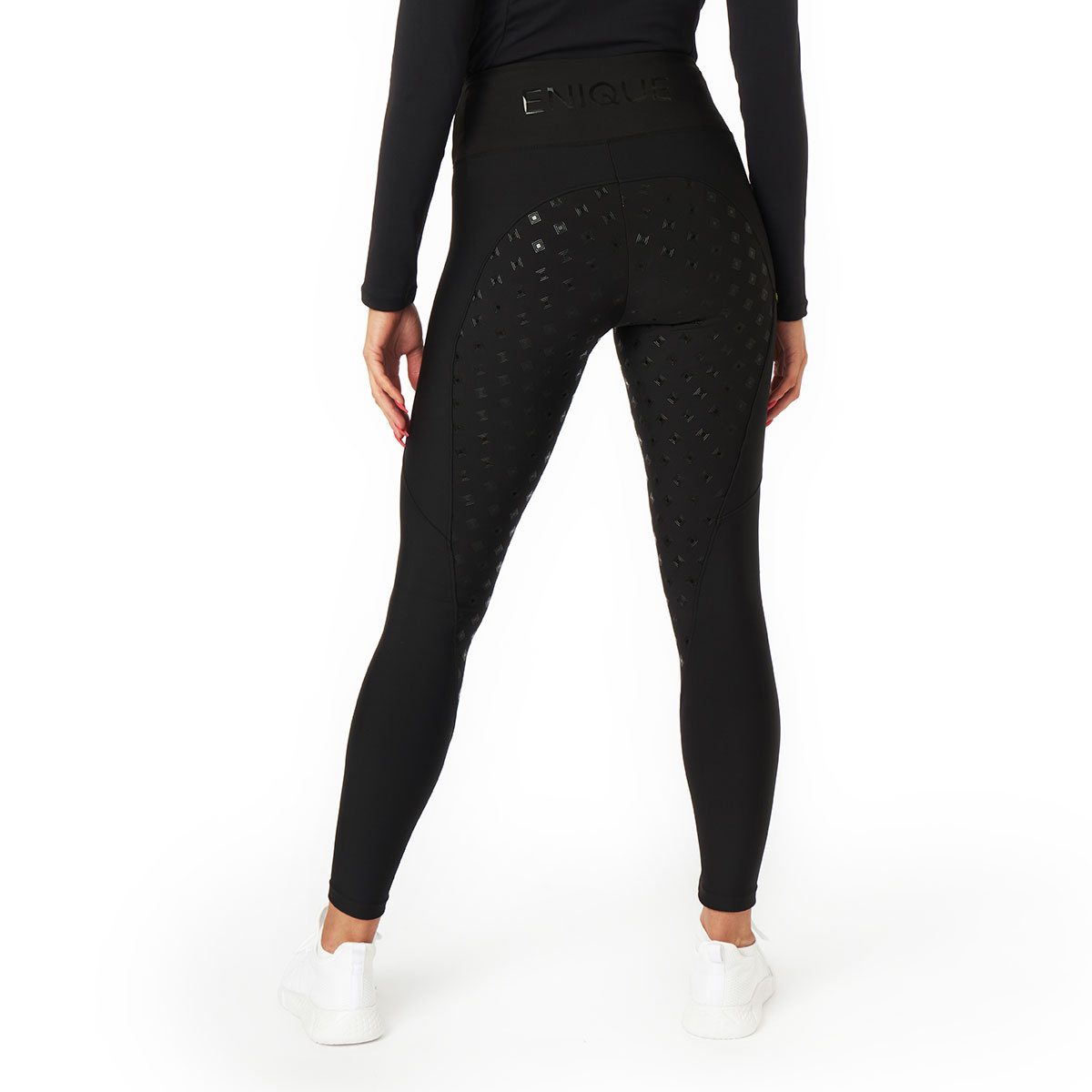 Legginsy jeździeckie Signature FG Czarne