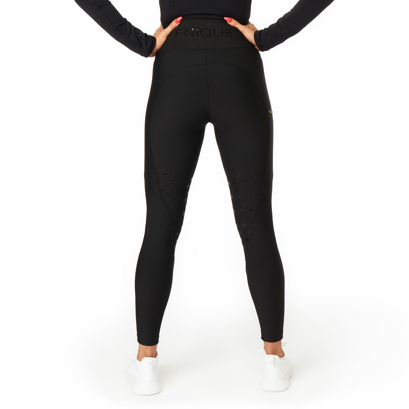 Legginsy jeździeckie Signature HG Czarne