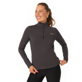 Bluzka treningowa 1/4 Zip Ciemnoszara Bluzka treningowa 1/4 Zip Ciemnoszara