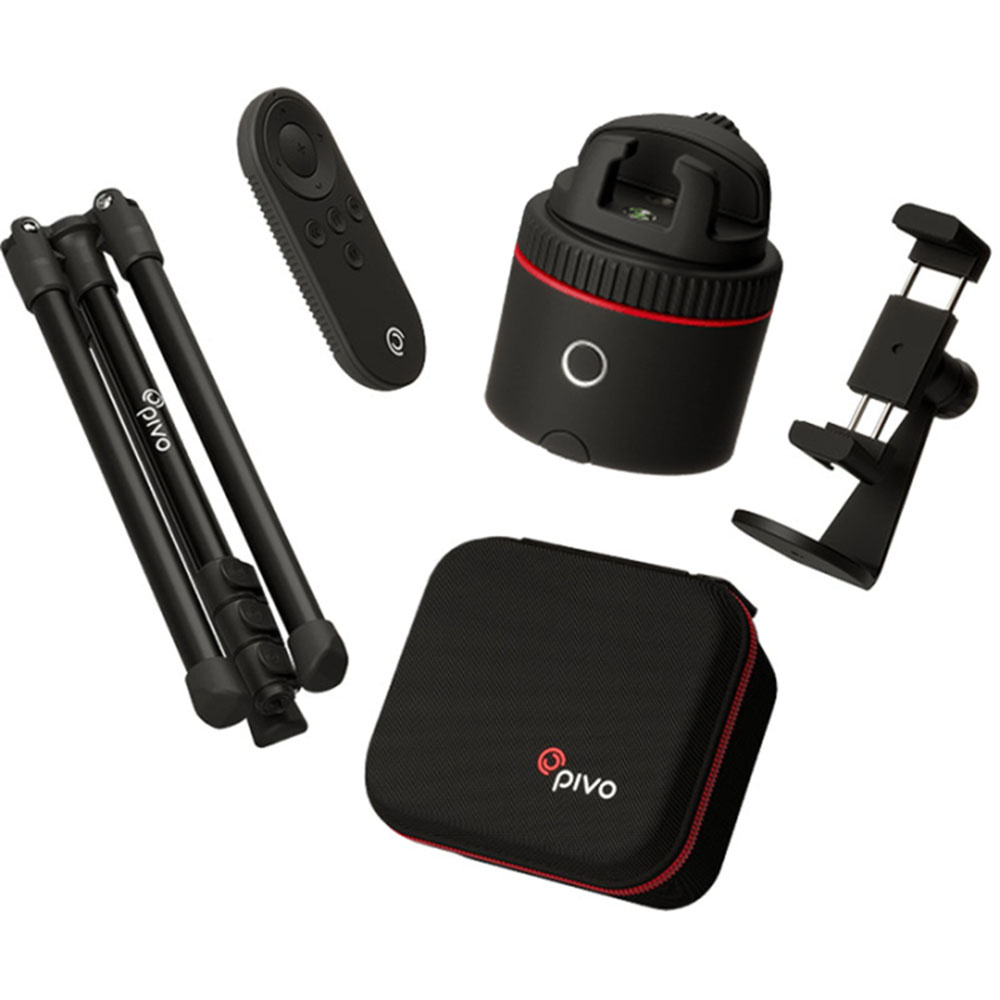 Uchwyt na kamerę Pivo Pod Essential Kit Czarny/Czerwony