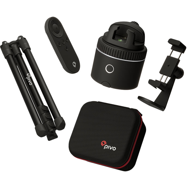 Uchwyt na kamerę Pivo Pod Essential Kit Czarny/Srebrny
