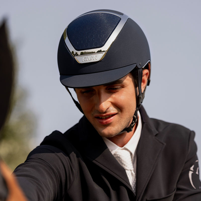 Kask Dogma Chrome Granatowy/Srebrny