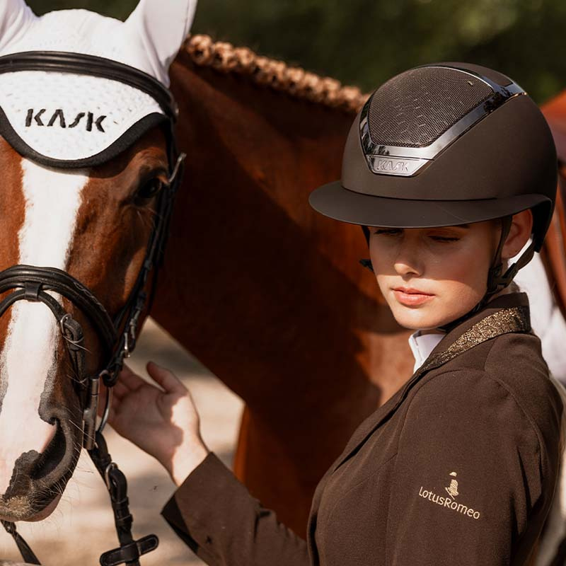 Kask Star Lady Chrome Brązowy