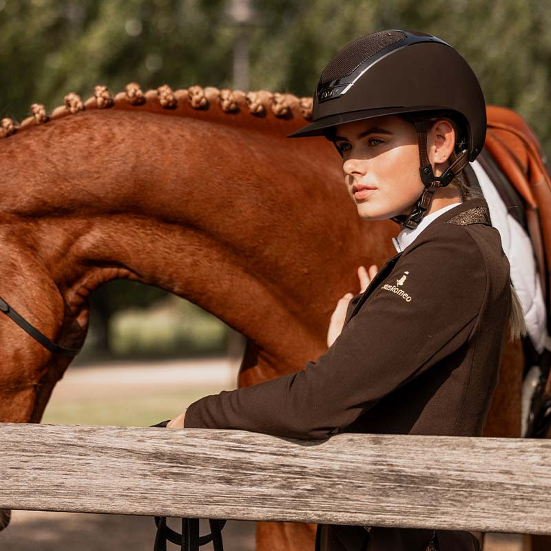 Kask Star Lady Chrome Brązowy