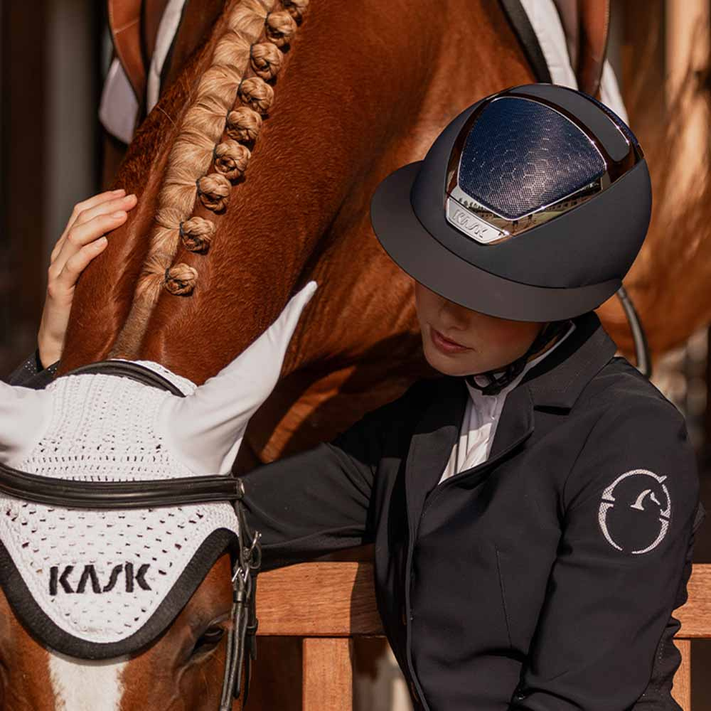 Kask Star Lady Chrome Granatowy/Srebrny