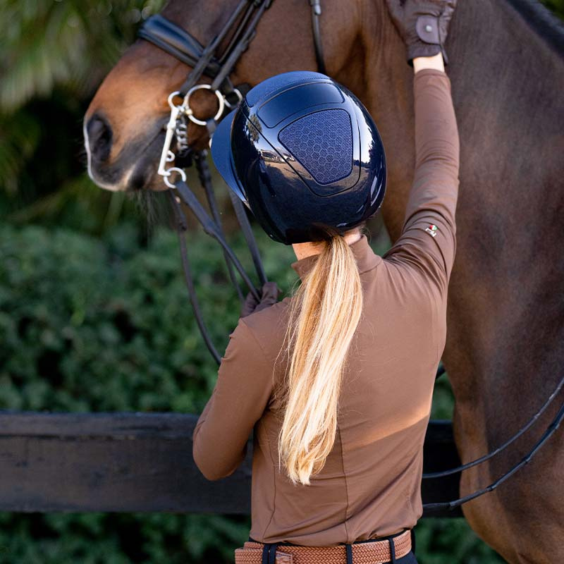 Kask Star Lady Pure Shine Granatowy
