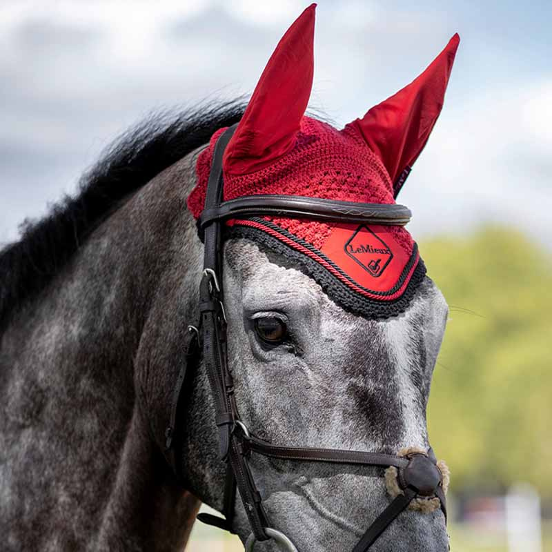 Nauszniki Classic Czerwono/Czarne