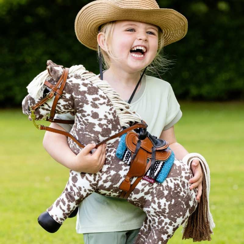 Ogłowie westernowe Toy Pony Brązowe