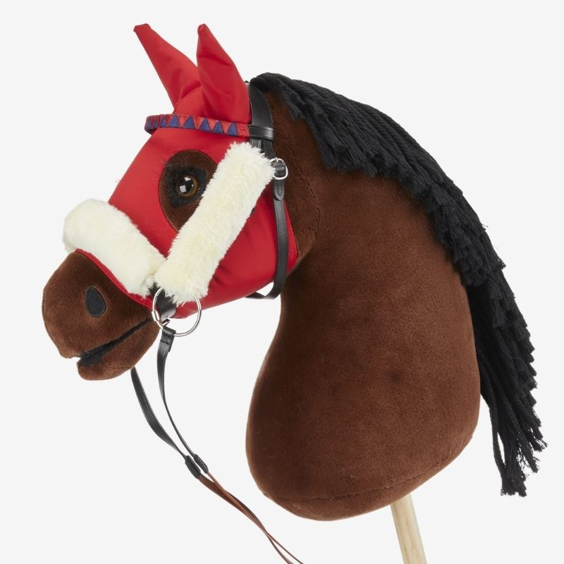 Maska wyścigowa dla Hobby Horse Stretch Czerwony