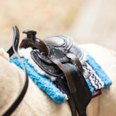 Czaprak westernowy Toy Pony Turkusowy Czaprak westernowy Toy Pony Turkusowy