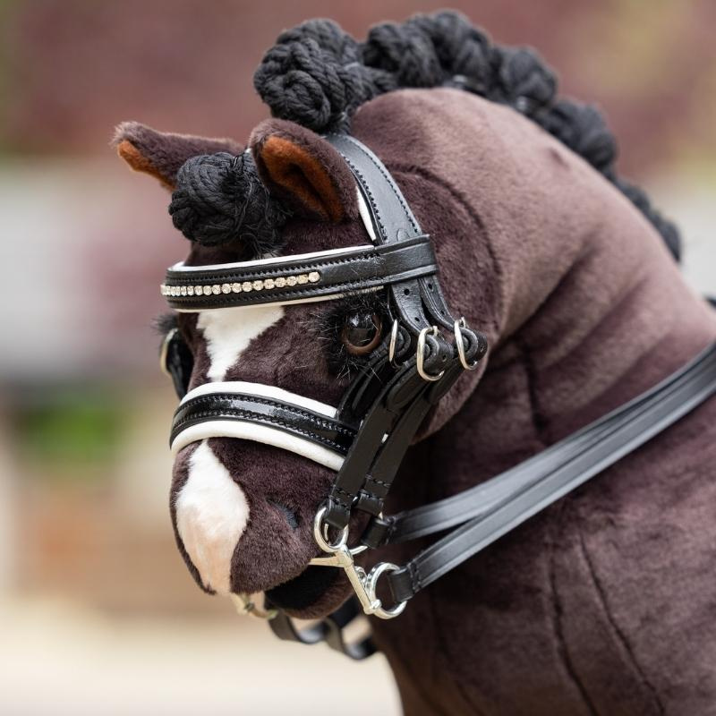 Ogłowie munsztukowe Toy Pony Czarne