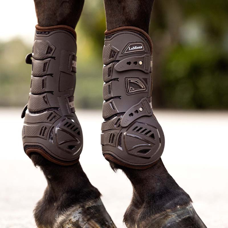 Ochraniacze skokowe przód Motion Cool Brązowe