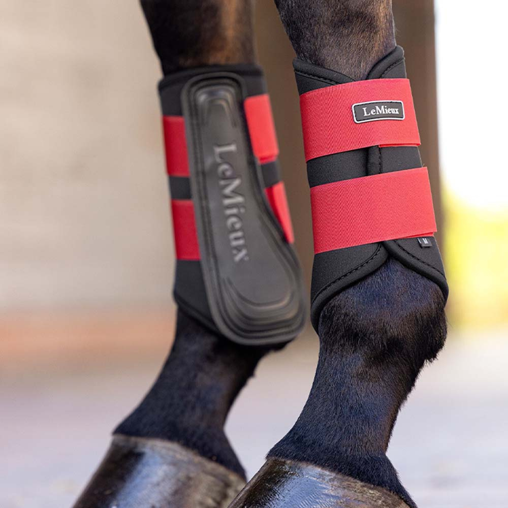 Ochraniacze treningowe Grafter Czarno/Czerwone