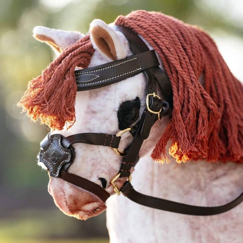 Ogłowie Toy Pony Grackle Brązowe