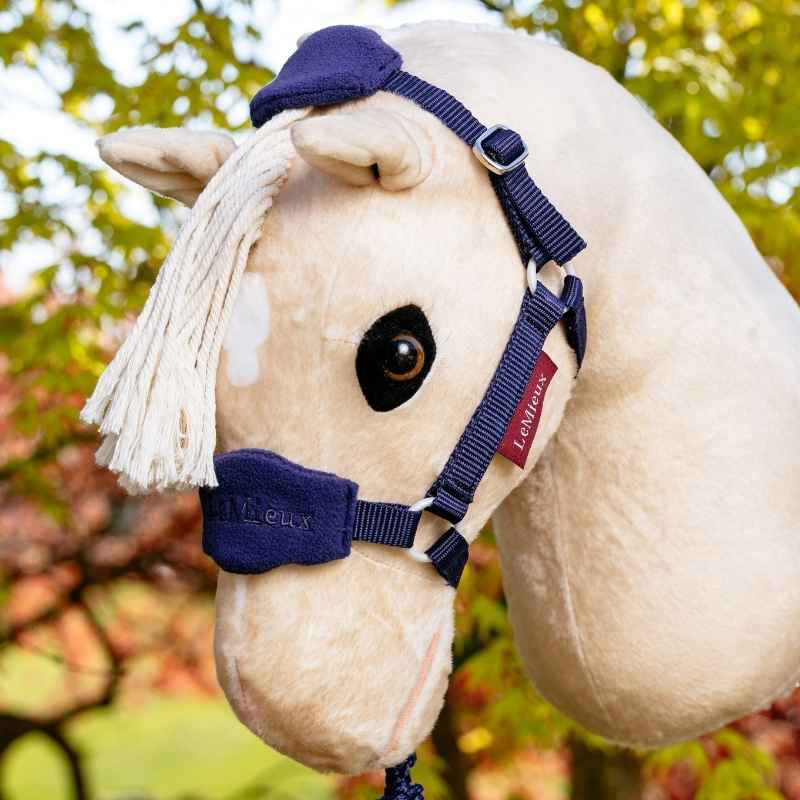 Kantar i uwiąz dla Hobby Horse Vogue Granatowy