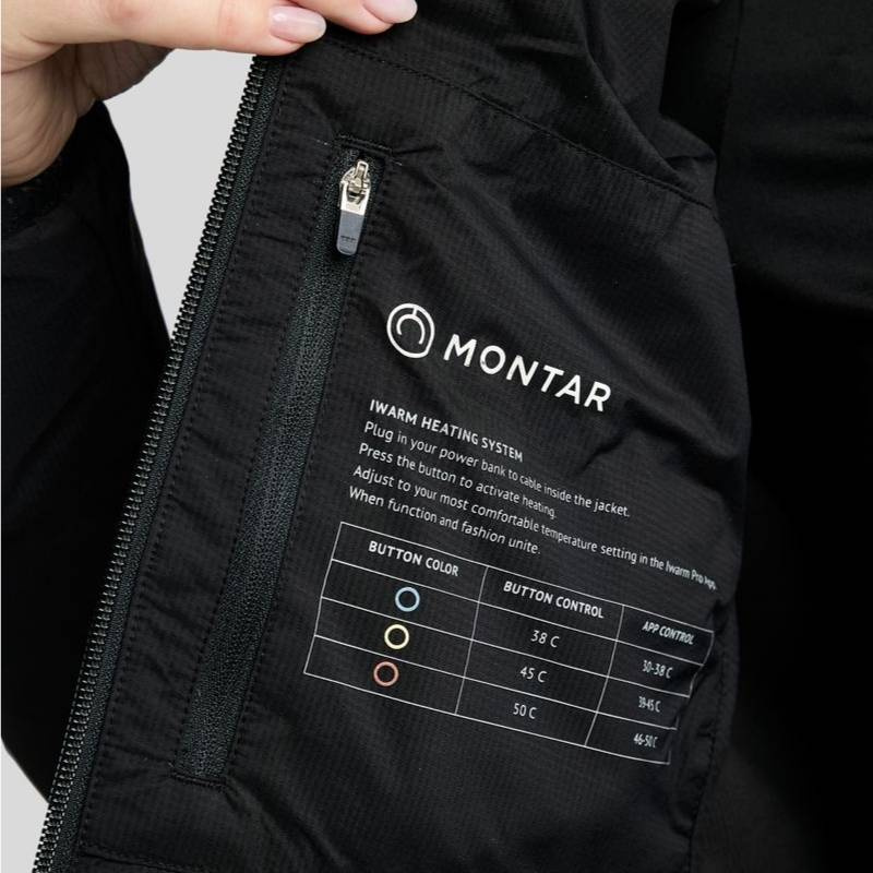 Kurtka podgrzewana MoIsla Tech Heating Czarna