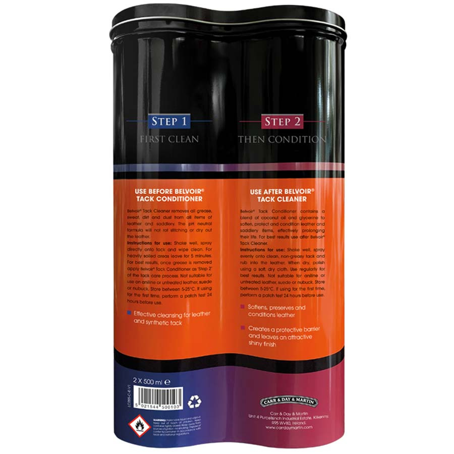 Zestaw pielęgnacyjny Belvoir Leather Care Duo