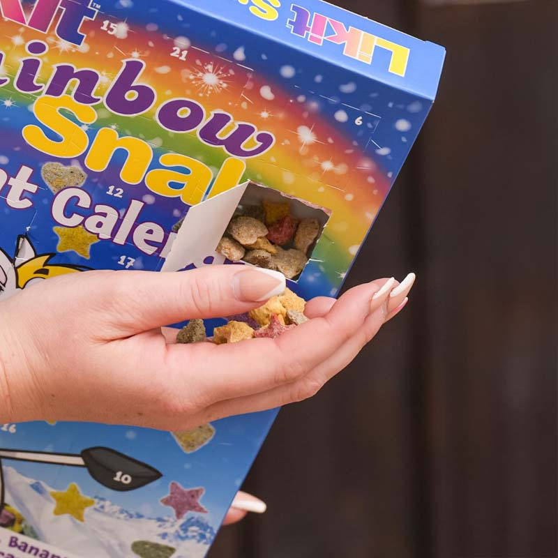 Kalendarz adwentowy Przysmaki dla koni Rainbow Snaks 200g