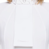 Plastron Crystal Leaf Frena Biały/Light Chrome Plastron Crystal Leaf Frena Biały/Light Chrome