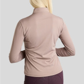 Top treningowy MoMegan Polo Long Sleeve Pearl Grey Top treningowy MoMegan Polo Long Sleeve Pearl Grey