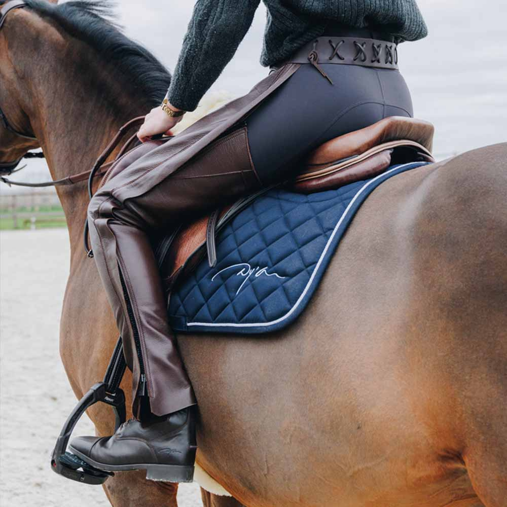 Długie czapsy Leather Brązowe