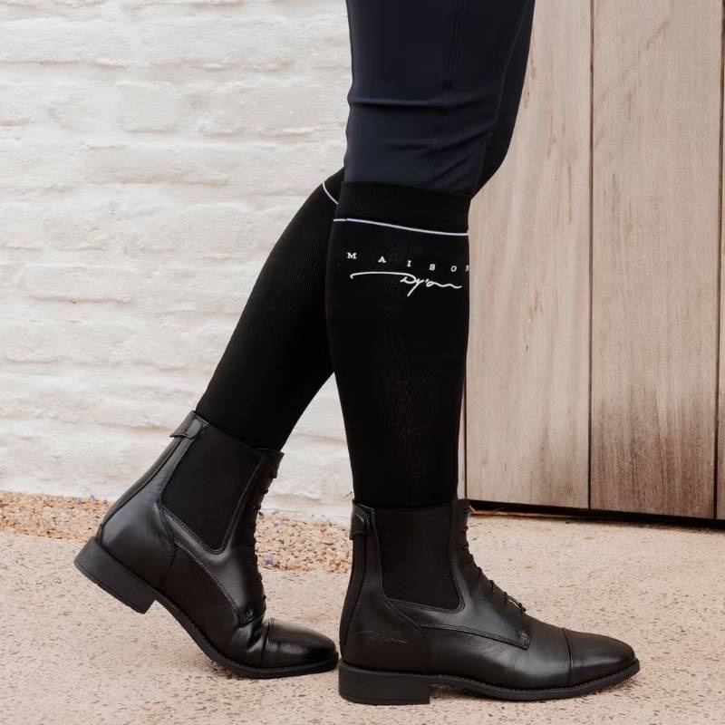 Skarpety jeździeckie Maison 3-pack Czarne