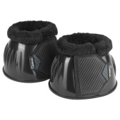 Kaloszki Glossy PVC Fleece Czarne Kaloszki Glossy PVC Fleece Czarne