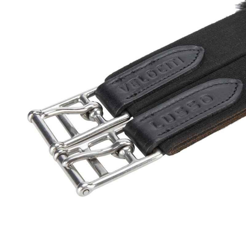 Anatomiczny popręg LUSSO Supafleece Czarny