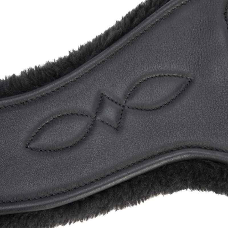 Anatomiczny popręg LUSSO Supafleece Czarny