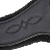 Anatomiczny popręg LUSSO Supafleece Czarny Anatomiczny popręg LUSSO Supafleece Czarny