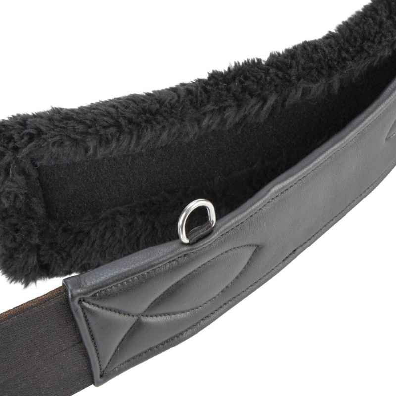 Anatomiczny popręg LUSSO Supafleece Czarny