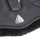 Anatomiczny popręg LUSSO Supafleece Czarny Anatomiczny popręg LUSSO Supafleece Czarny