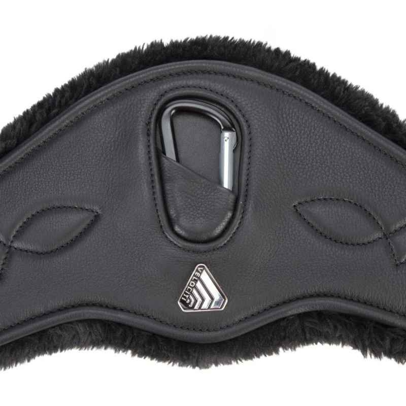 Anatomiczny popręg LUSSO Supafleece Czarny