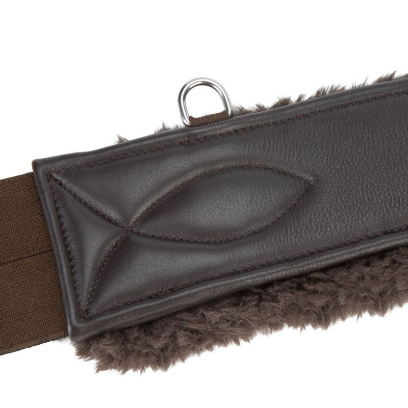 Anatomiczny popręg LUSSO Supafleece Brązowy