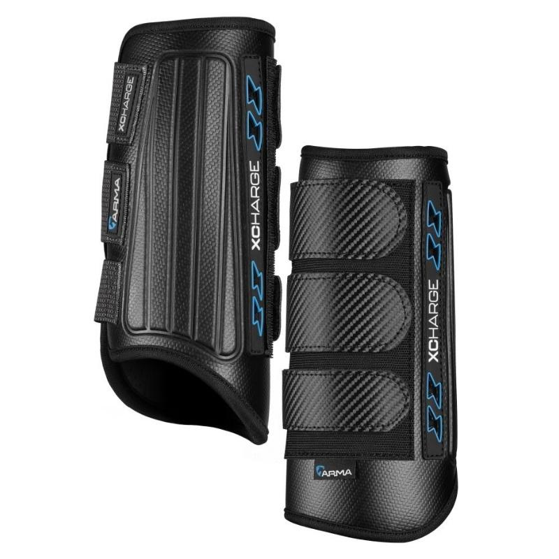 Ochraniacze crossowe przód Carbon XC Czarne