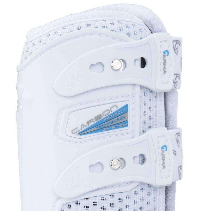 Ochraniacze ujeżdżeniowe Carbon Białe